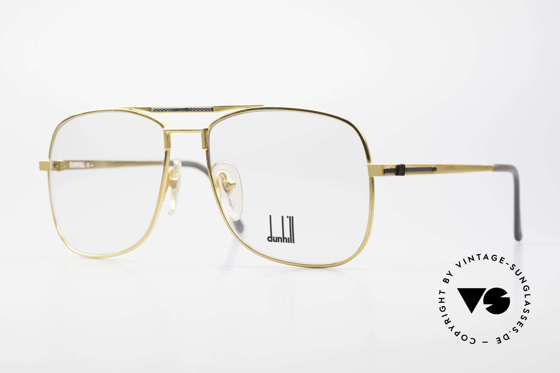 Dunhill 6038 Gold-Plated Titanium Frame, this Dunhill model is at the top of the eyewear sector, Made for Men