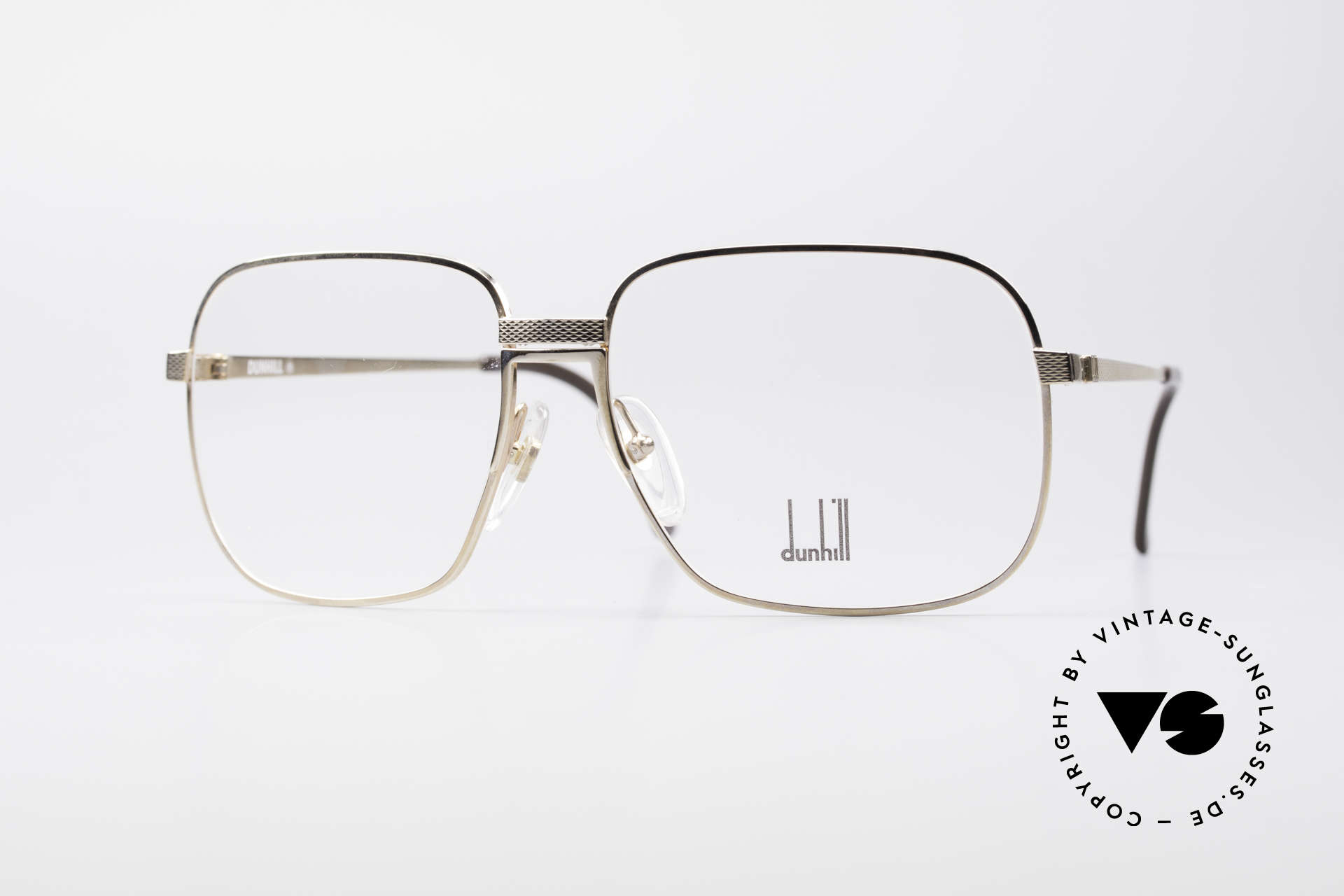 Dunhill 6090 Gold Plated 90's Eyeglasses, noble DUNHILL vintage 90's eyeglasses for gentlemen, Made for Men