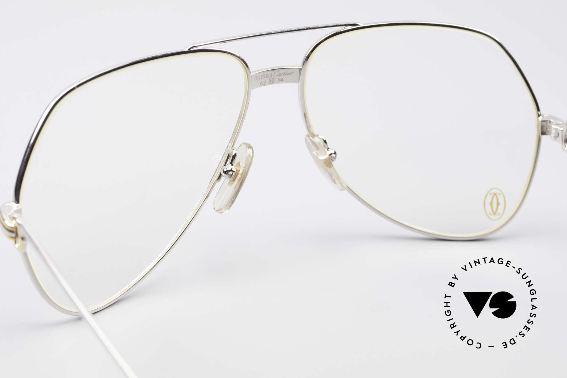 cartier platinum glasses