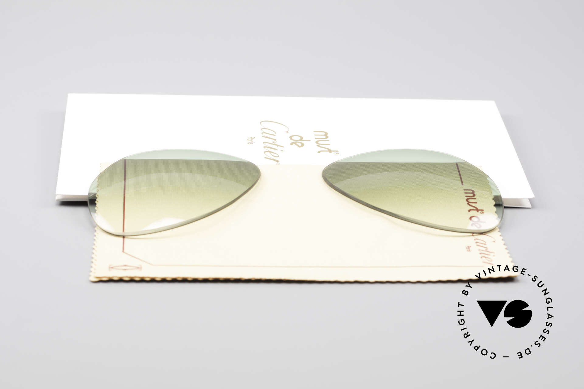 Sunglasses Cartier Vendome Lenses M Sun Lenses Green Gradient