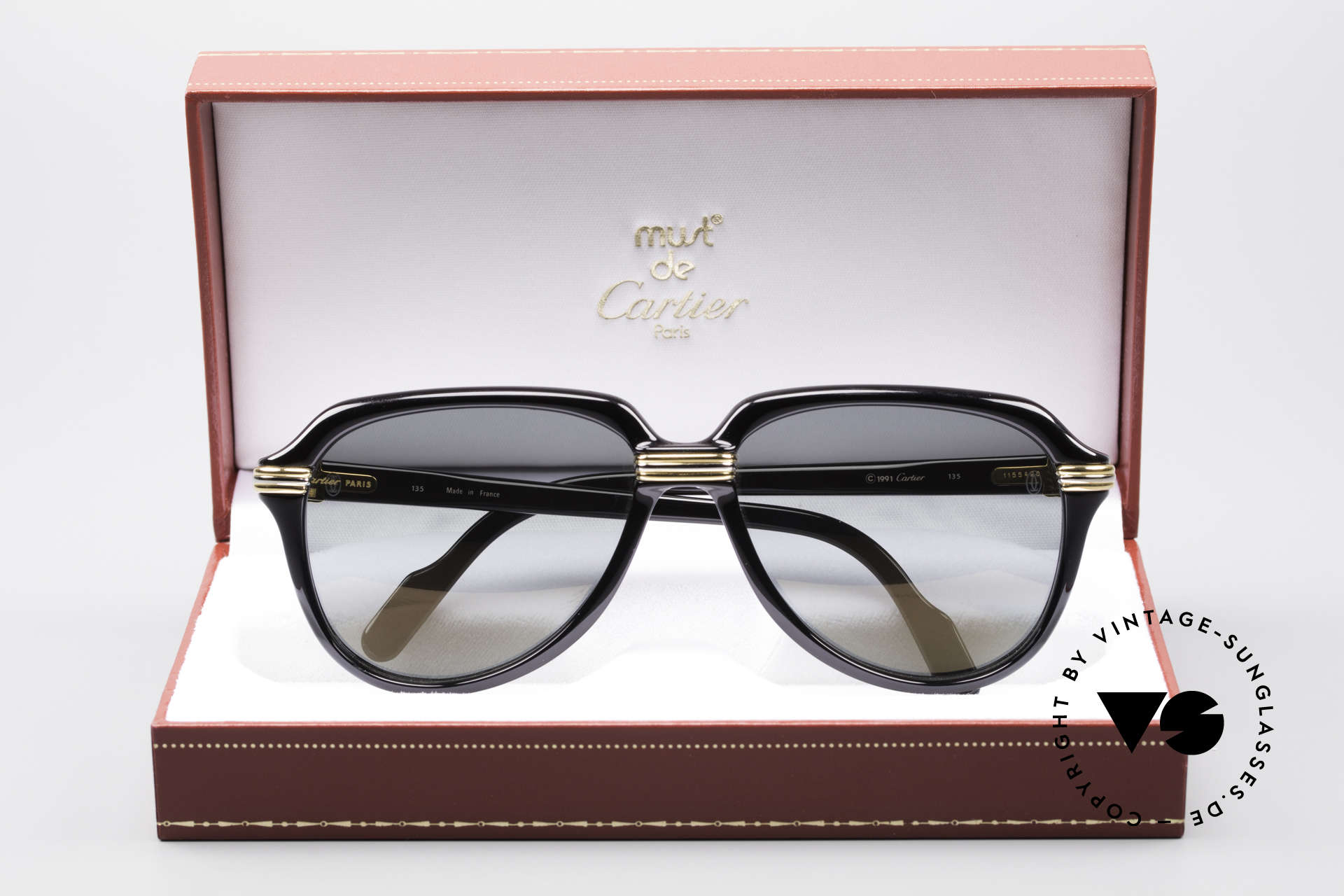 Sunglasses Cartier Vitesse M Luxury Aviator Shades