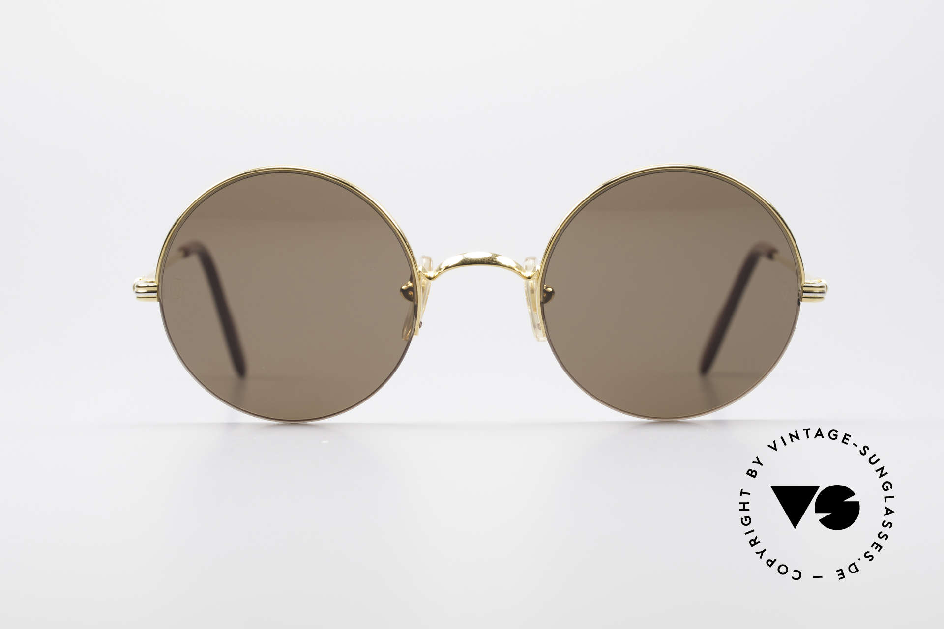 Sunglasses Cartier Mayfair M Luxury Round Sunglasses
