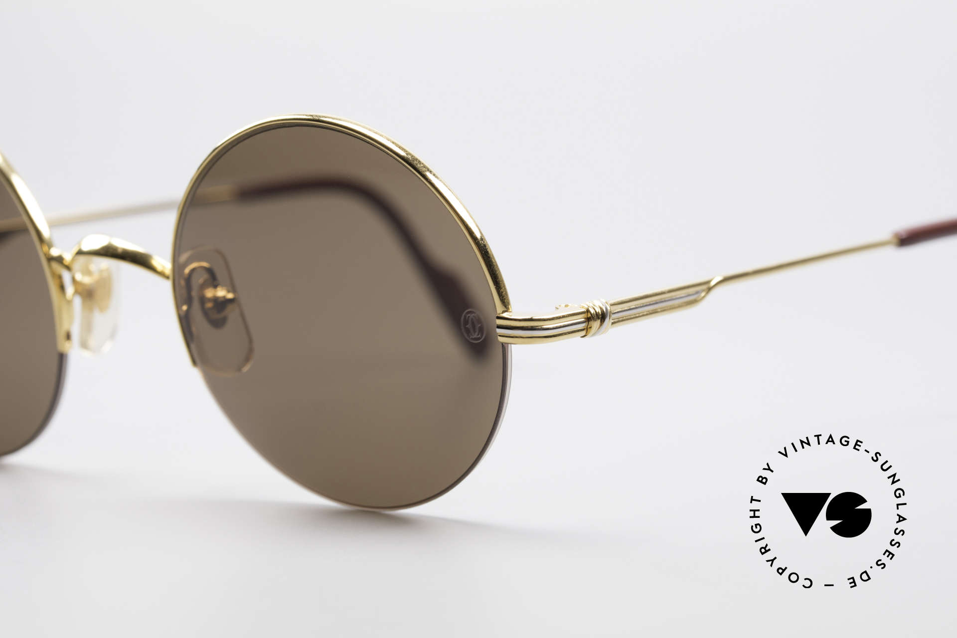 Sunglasses Cartier Mayfair M Luxury Round Sunglasses