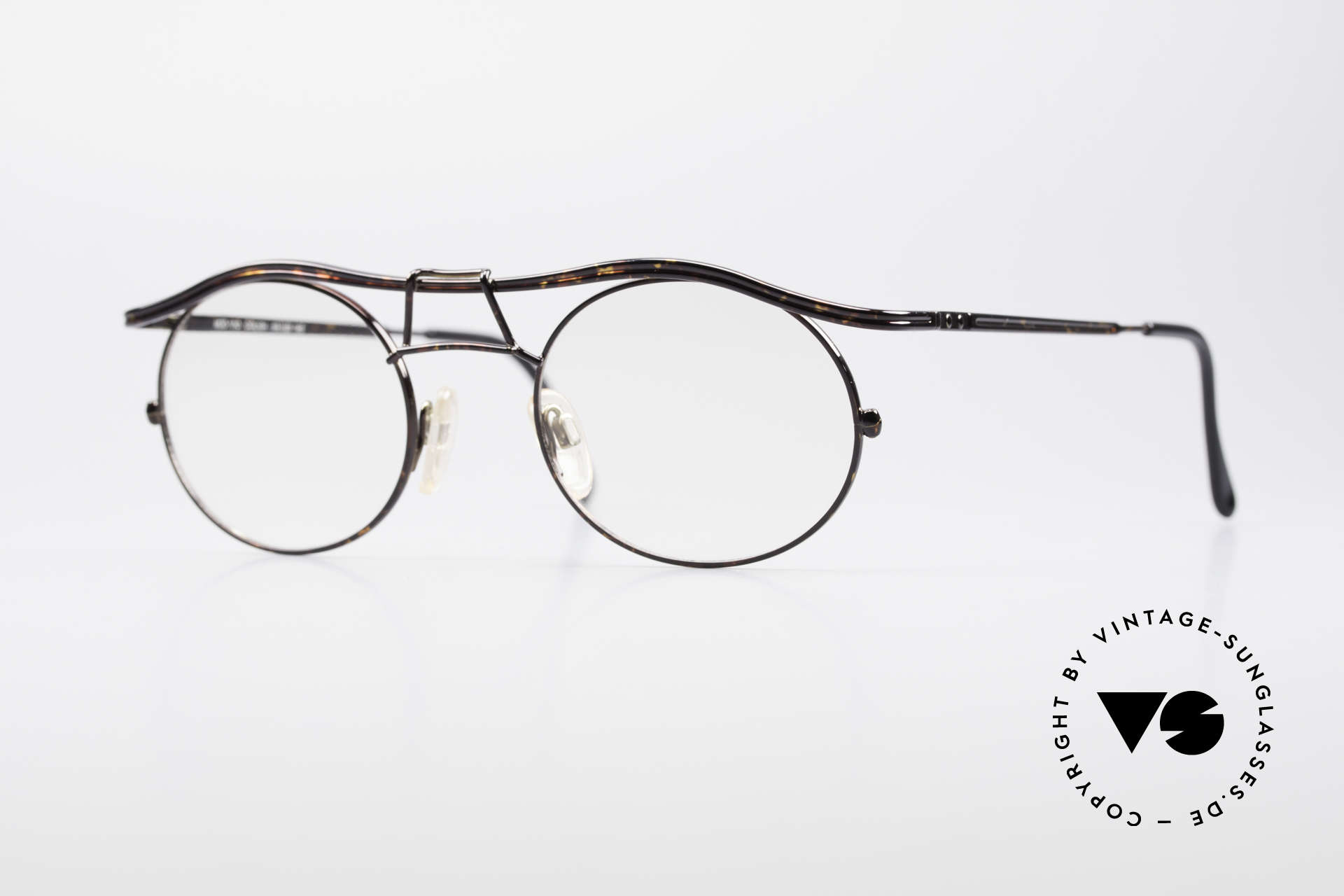 Glasses Cazal 1110 Point 2 90's Industrial Eyeglasses