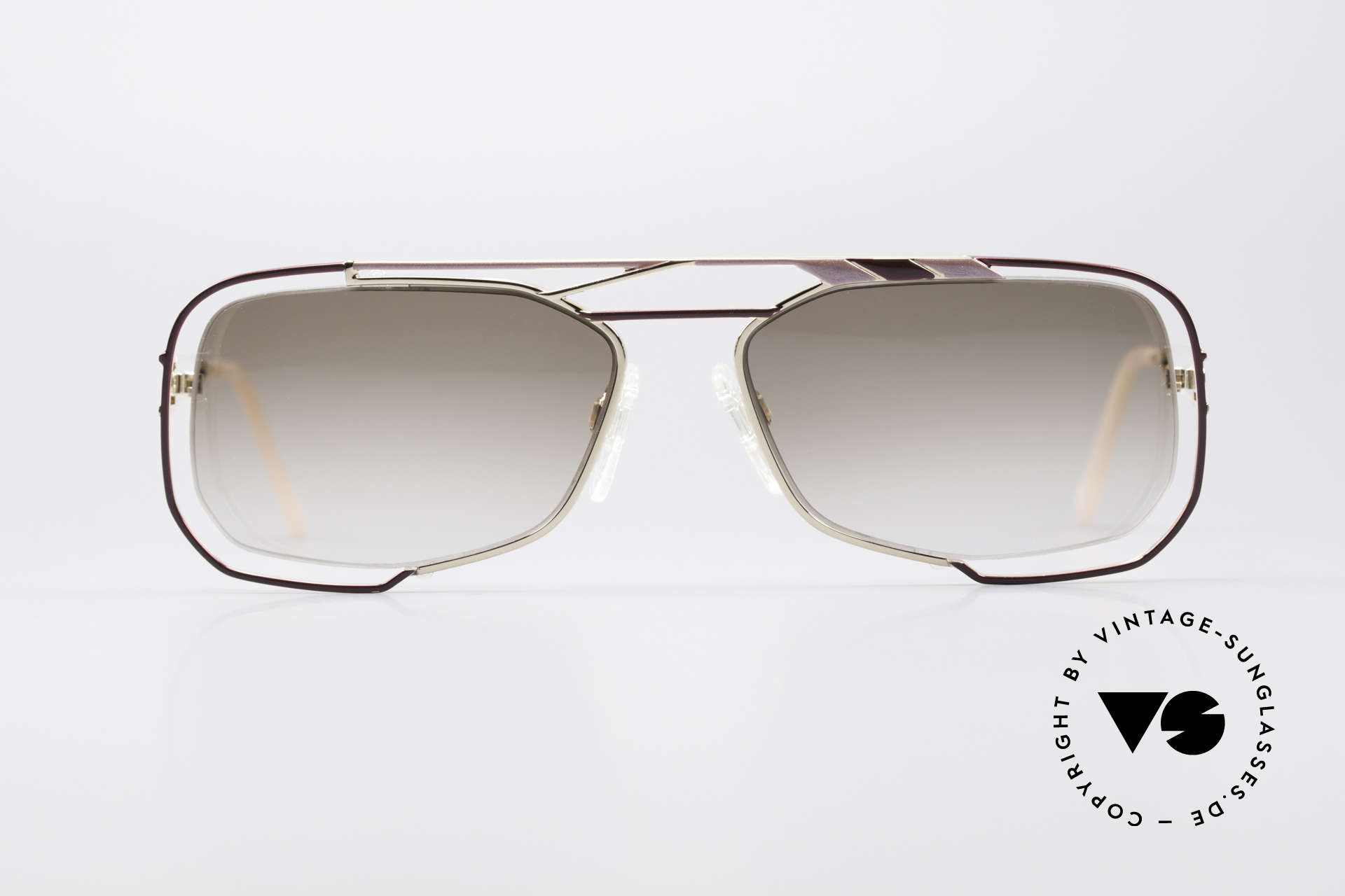 Lunettes Vintage Demi-monture Neostyle Jet 1019 - Argent & Noir - Allemagne - Neuf Sans étiquette