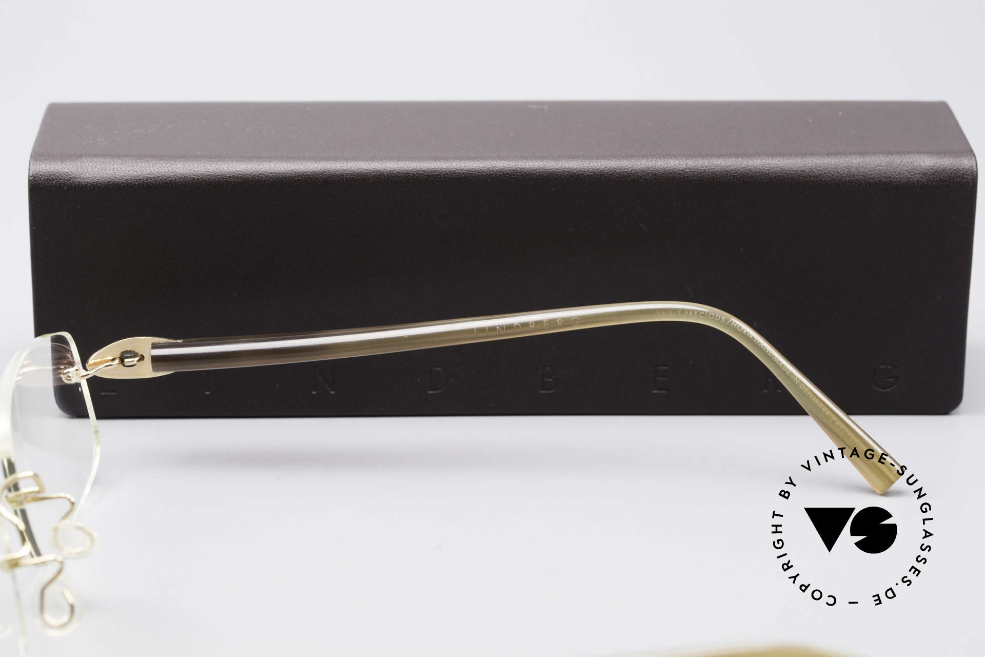 Glasses Lindberg T902 Horn Precious 18kt Solid Gold Frame