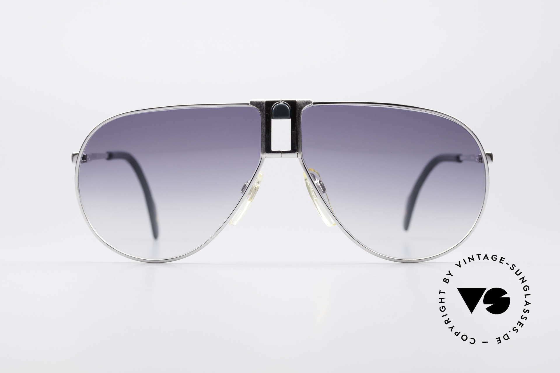 Longines 0154 Large 80's Aviator Sunglasses, precious frame with spring hinges (Metzler, Germany), Made for Men