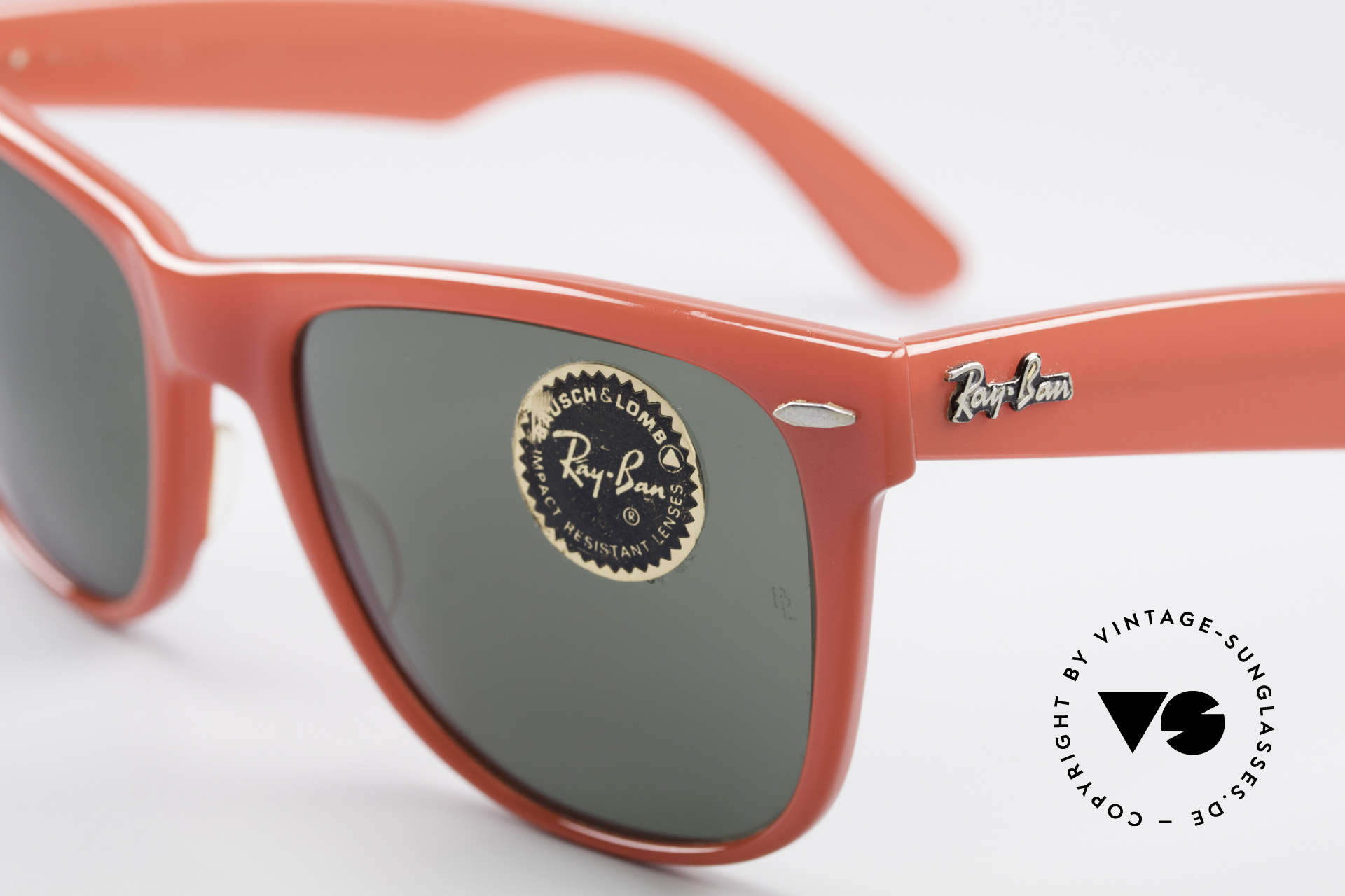 Sunglasses Ray Ban Wayfarer II Rare USA Wayfarer Crimson Red