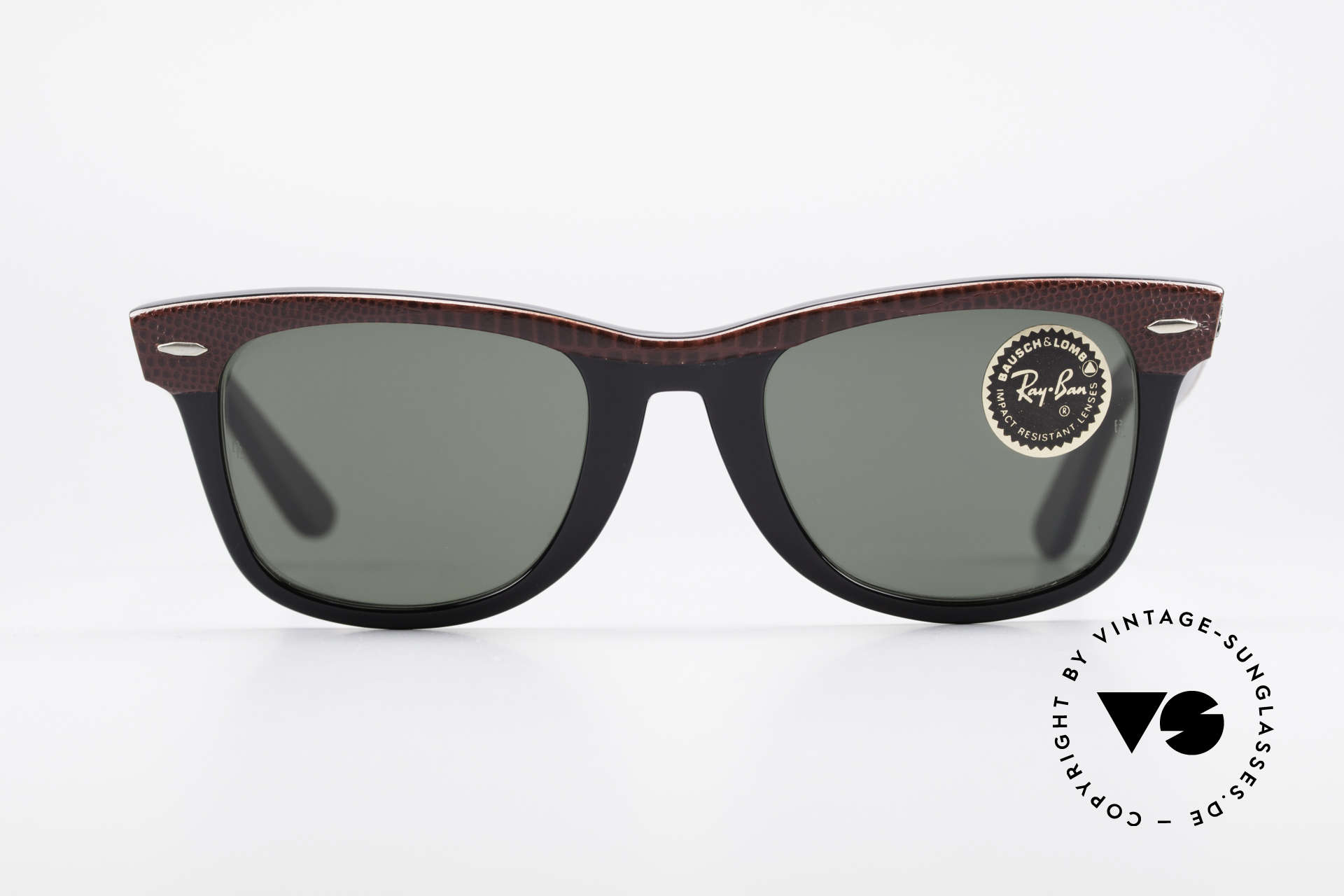 ray ban leather sunglasses