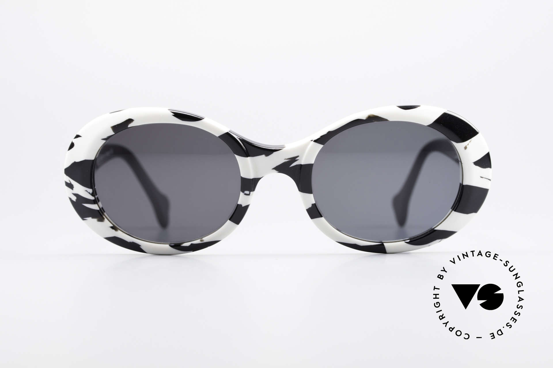 Lunettes De Soleil Vintage Alain Mikli - Modèle D.308 COL 1055 Rouge 101 Dalmatiens - Œil De Chat