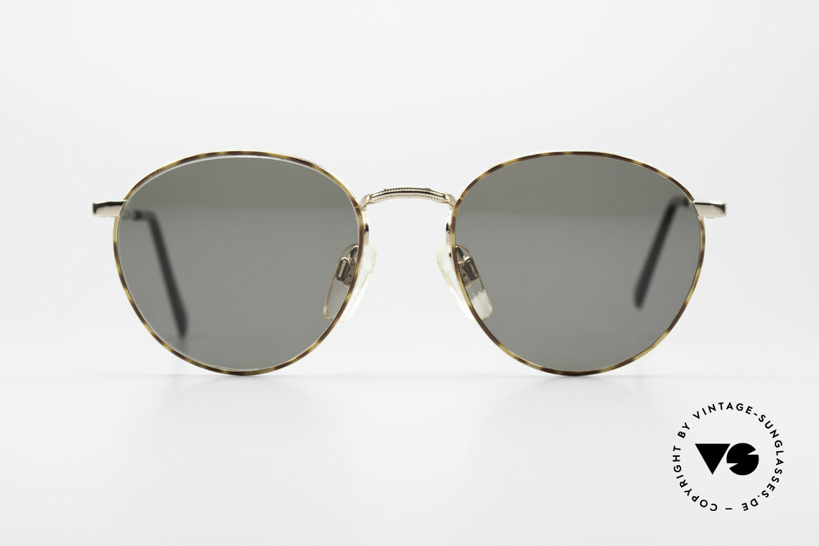 Giorgio Armani 166 Panto Sunglasses Gentlemen, classic 'panto' metal frame with flexible spring hinges, Made for Men