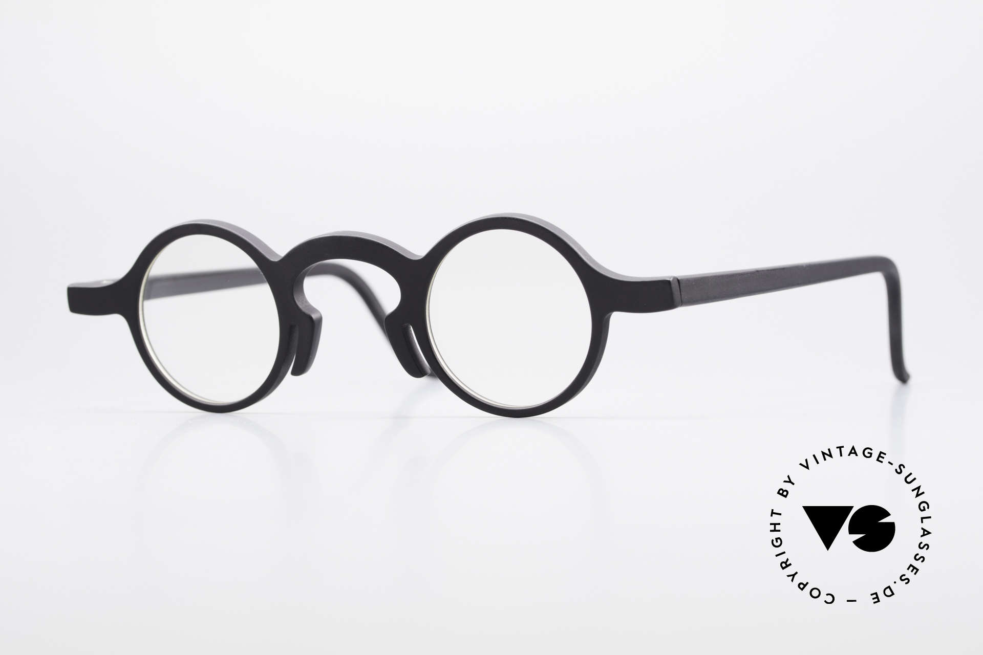 Glasses Theo Belgium Fax Vintage Designer Specs Round