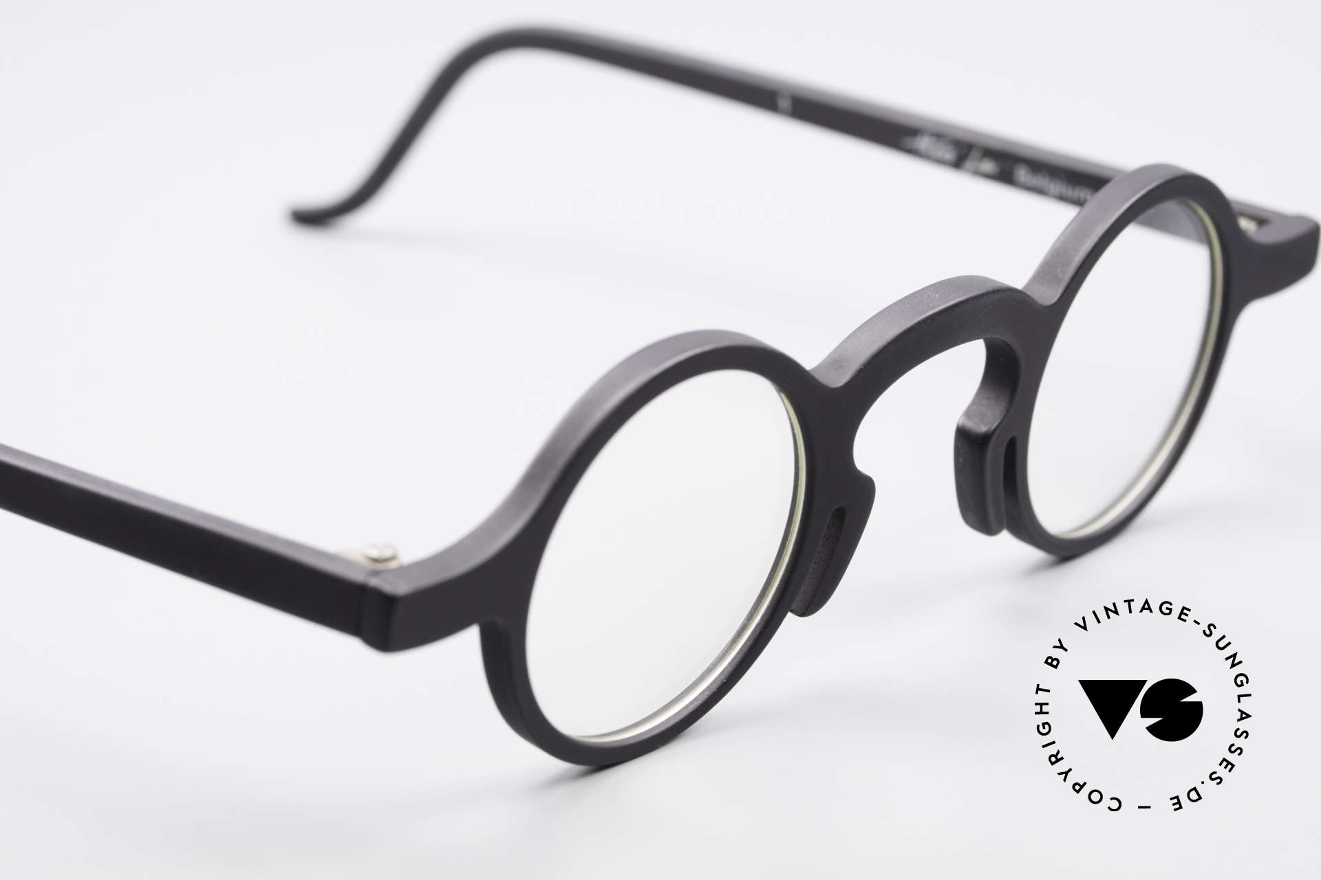 Glasses Theo Belgium Fax Vintage Designer Specs Round