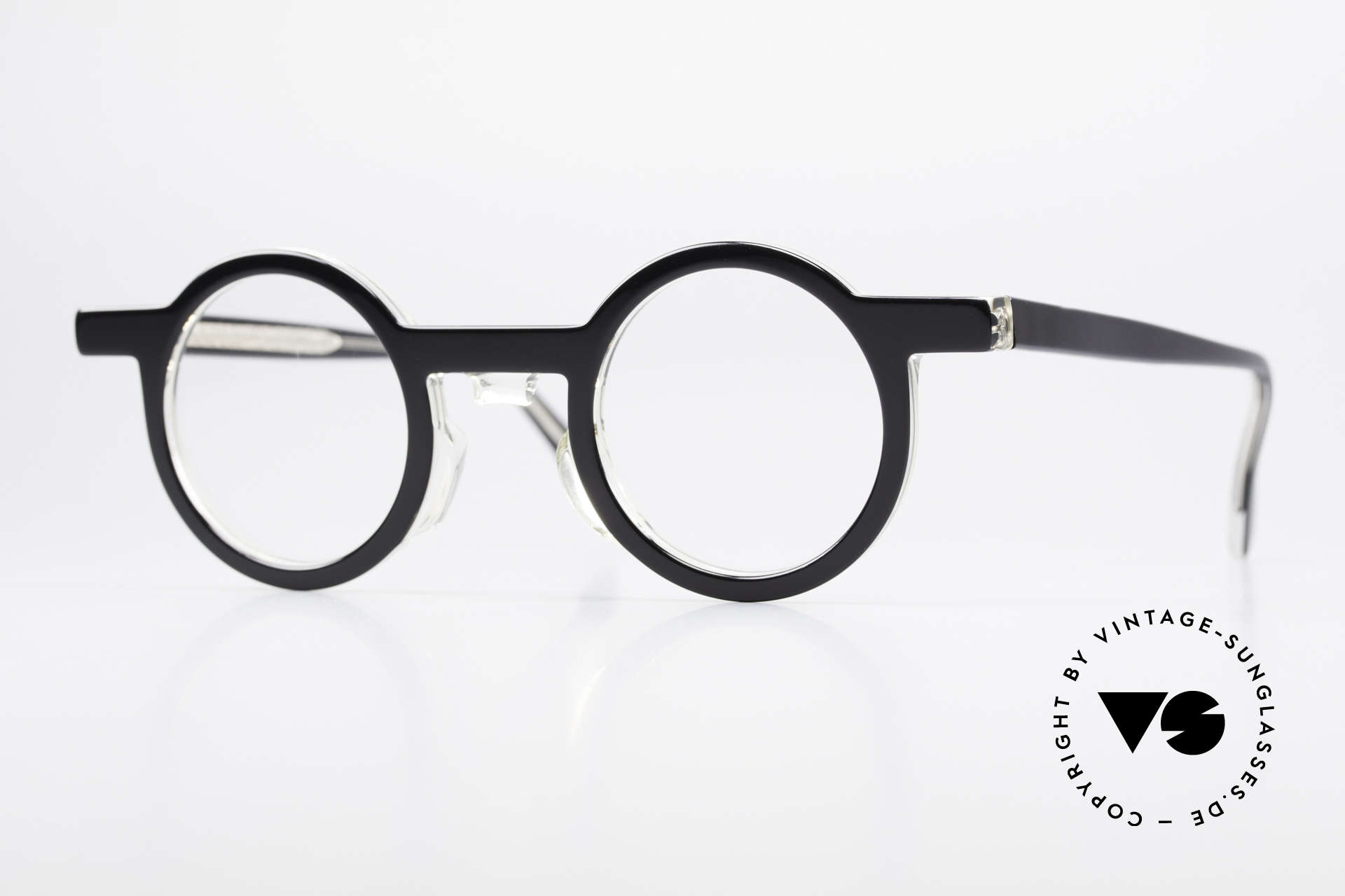Glasses Theo Belgium Phily Round Designer Eyeglasses