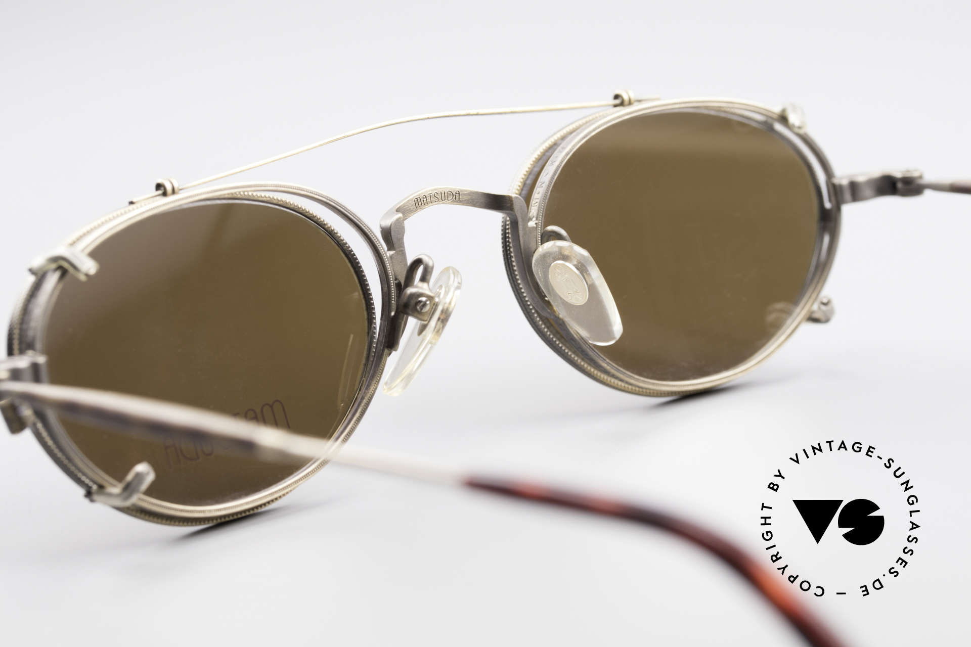 Matsuda 10102 Vintage Steampunk Shades, Size: small, Made for Men
