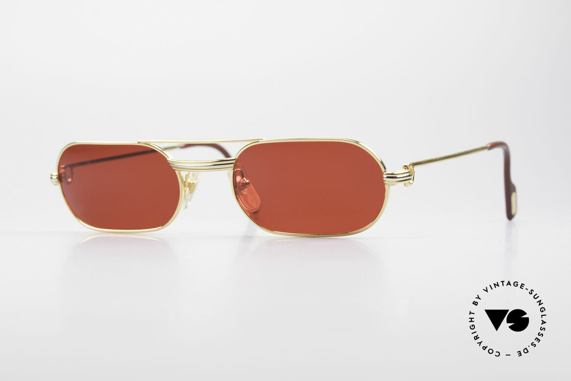 Sunglasses Cartier MUST LC M 3D Red Luxury Sunglasses Vintage Sunglasses