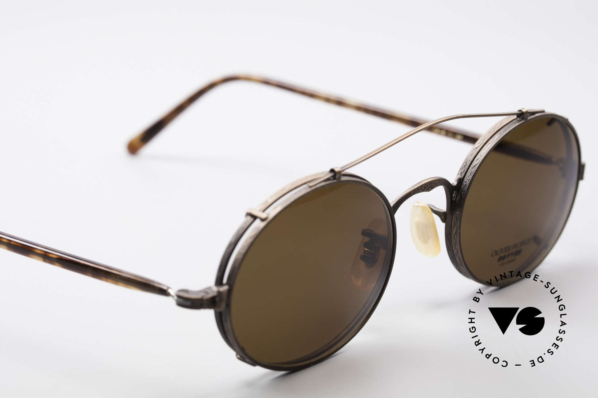 Sunglasses Oliver Peoples 5OVBR Vintage Frame With Clip On