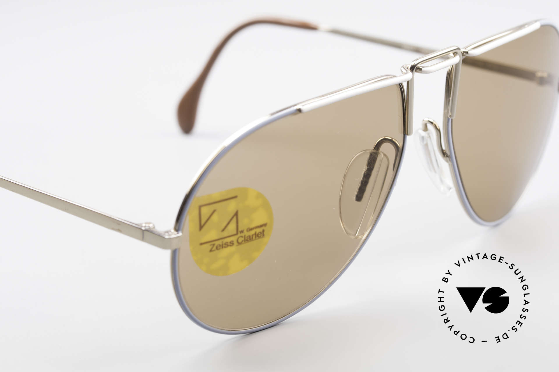 Sunglasses Zeiss 9357 Rare Aviator Sunglasses 80's