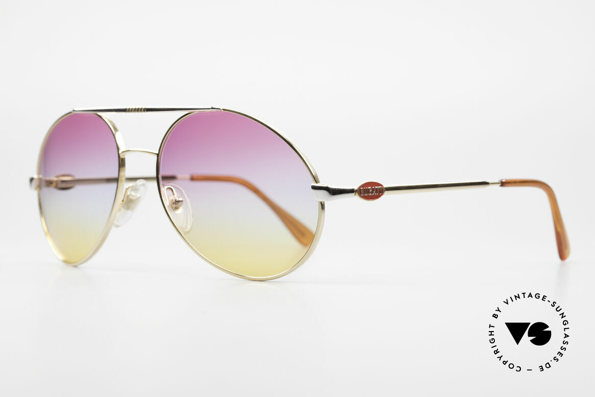 Bugatti 64320 Rare 80's Sunglasses Vintage, terrific combination of frame and sun lenses, Made for Men