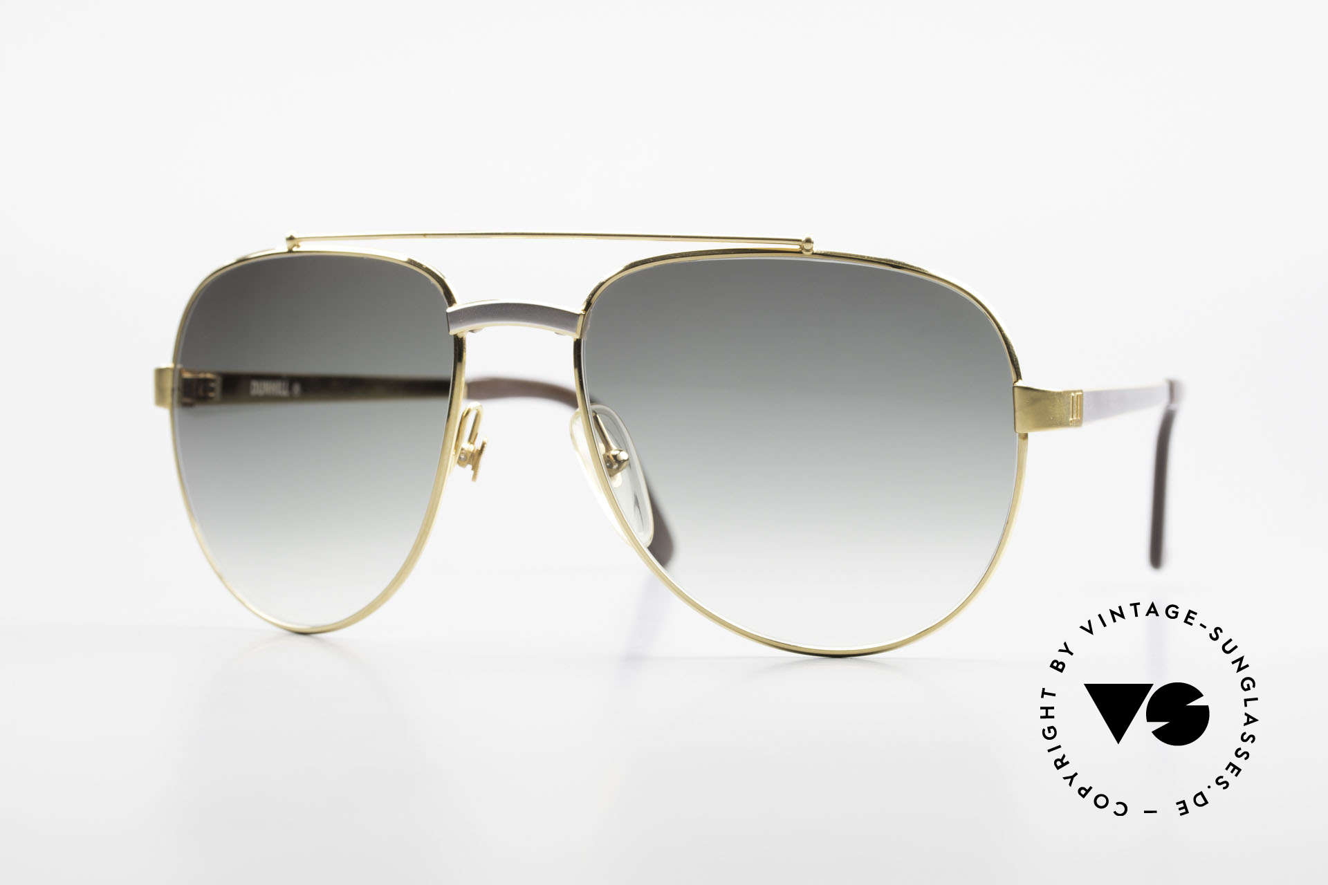 Dunhill 6029 Gold Plated Luxury Sunglasses, brilliant Comfort-Fit: hinges joint on the bridge, Made for Men