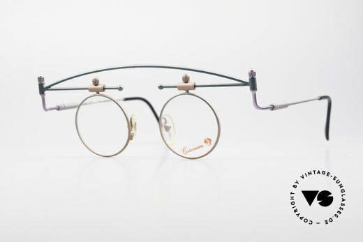 Lunettes De Soleil Vintage TAXI M-10 By CASANOVA - Années 90 Italie - Rouge/Bleu - Original
