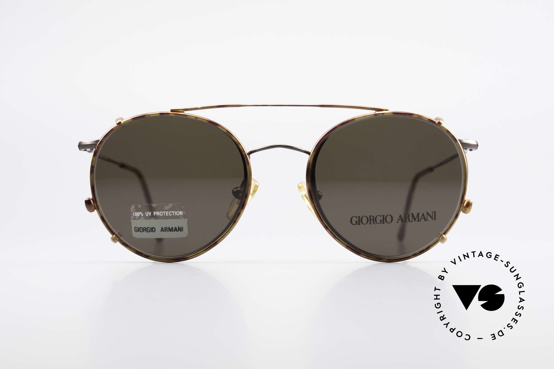 emporio armani clip on sunglasses