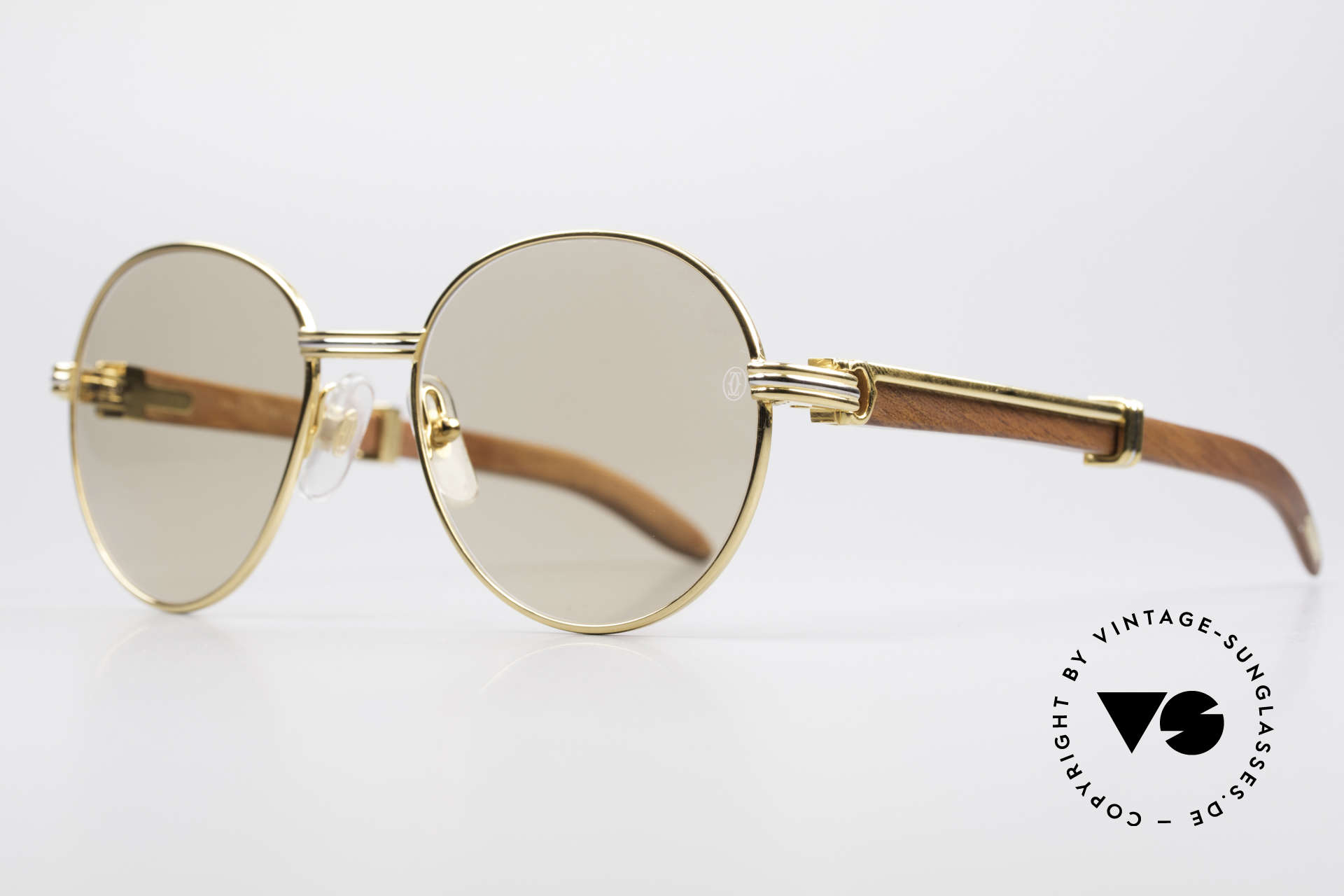 Sunglasses Cartier Bagatelle Bubinga Precious Wood Shades