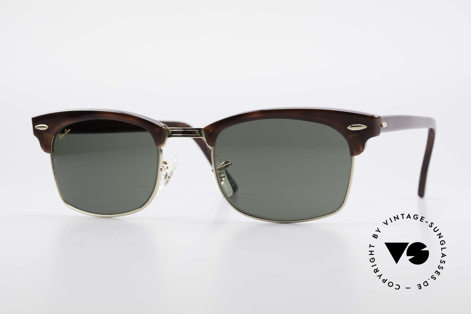 Sunglasses Ray Ban Clubmaster Square 80 S Bausch Lomb Original Sunglasses Ray Ban Clubmaster Square 80 S Bausch Lomb Original