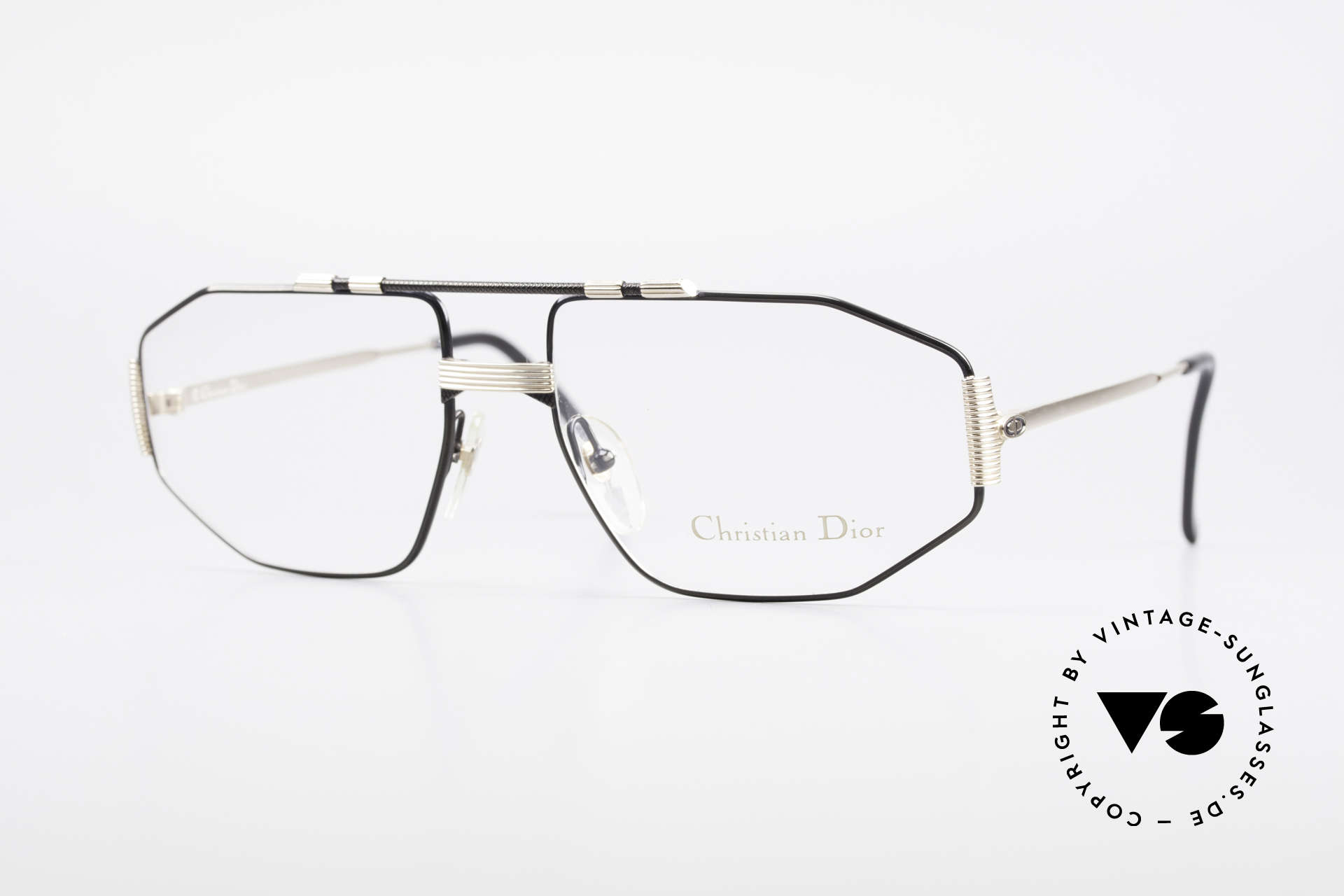 Glasses Christian Dior 2516 80's Gold Plated Vintage Frame