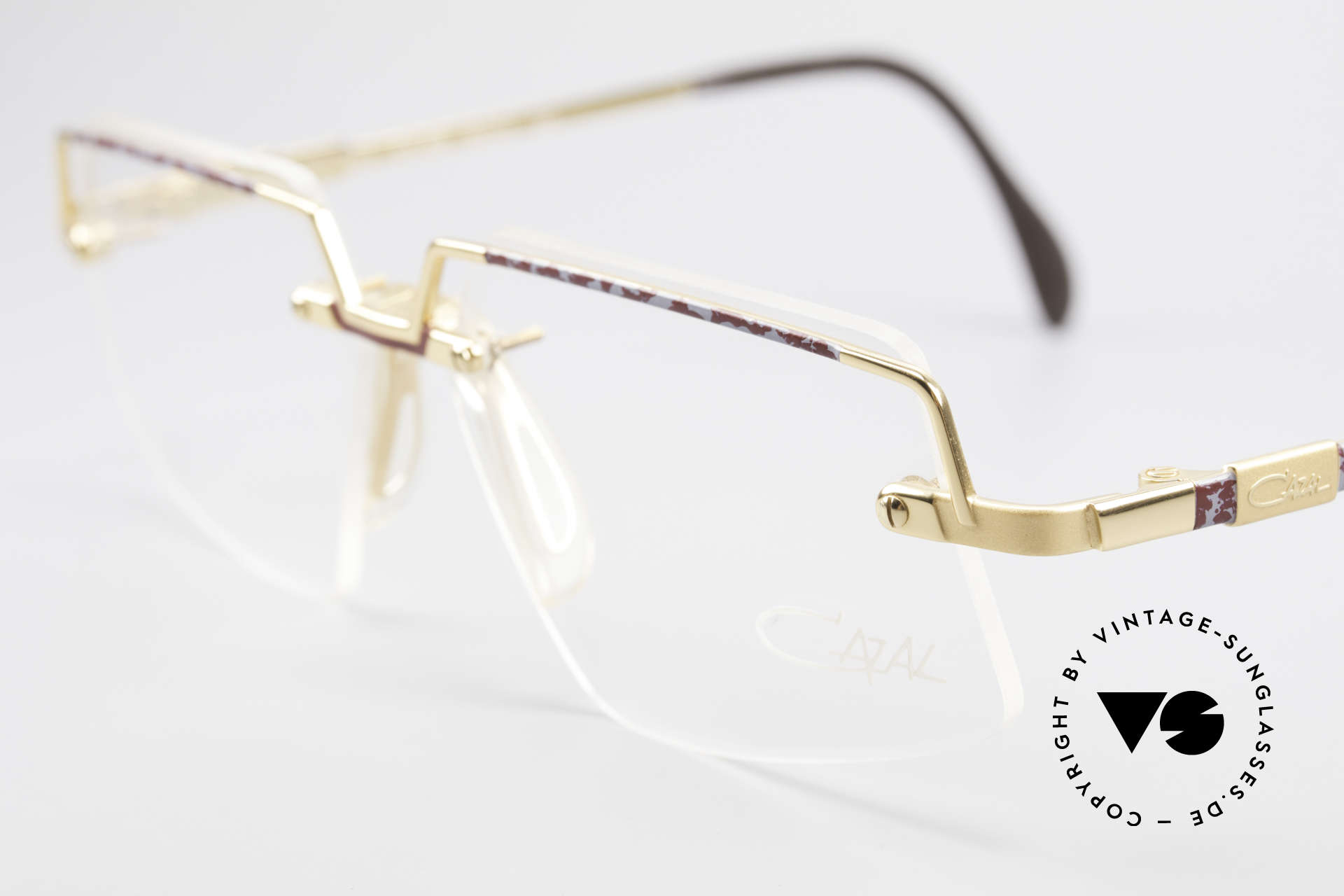 Glasses Cazal 742 Vintage Cazal Frame Rimless