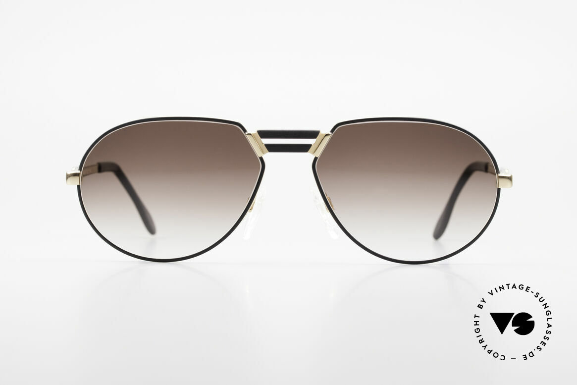 Cazal 739 Extraordinary Sunglasses XL, slightly "teardrop shaped" frame by CAri ZALloni, Made for Men