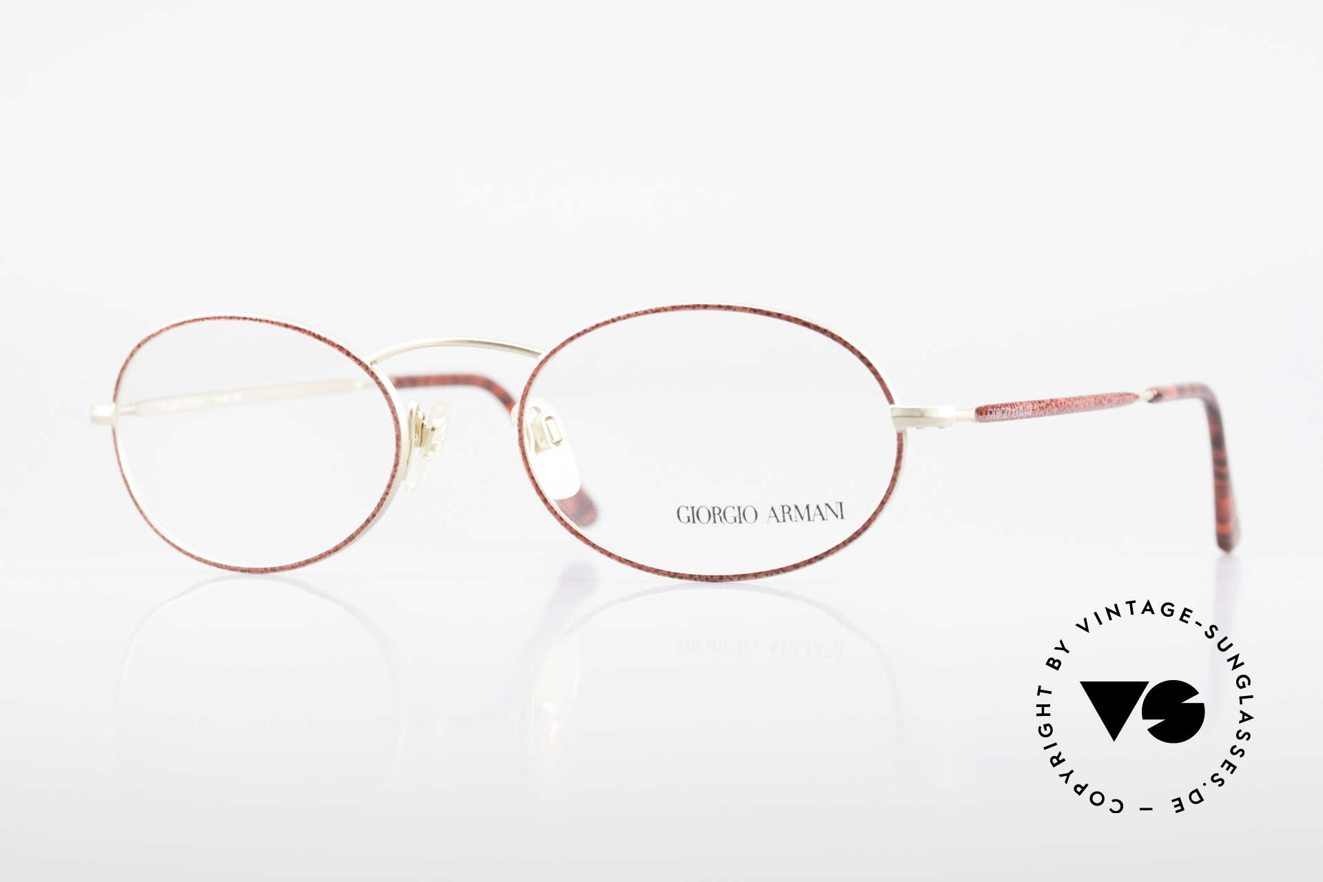 Giorgio Armani 125 Oval 80's Vintage Glasses, vintage designer eyeglasses by GIORGIO ARMANI, Made for Women