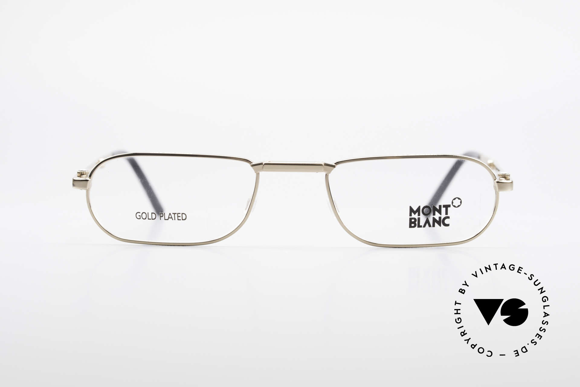 Glasses Montblanc MB30 Folding Gold Plated Luxury Eyeglasses