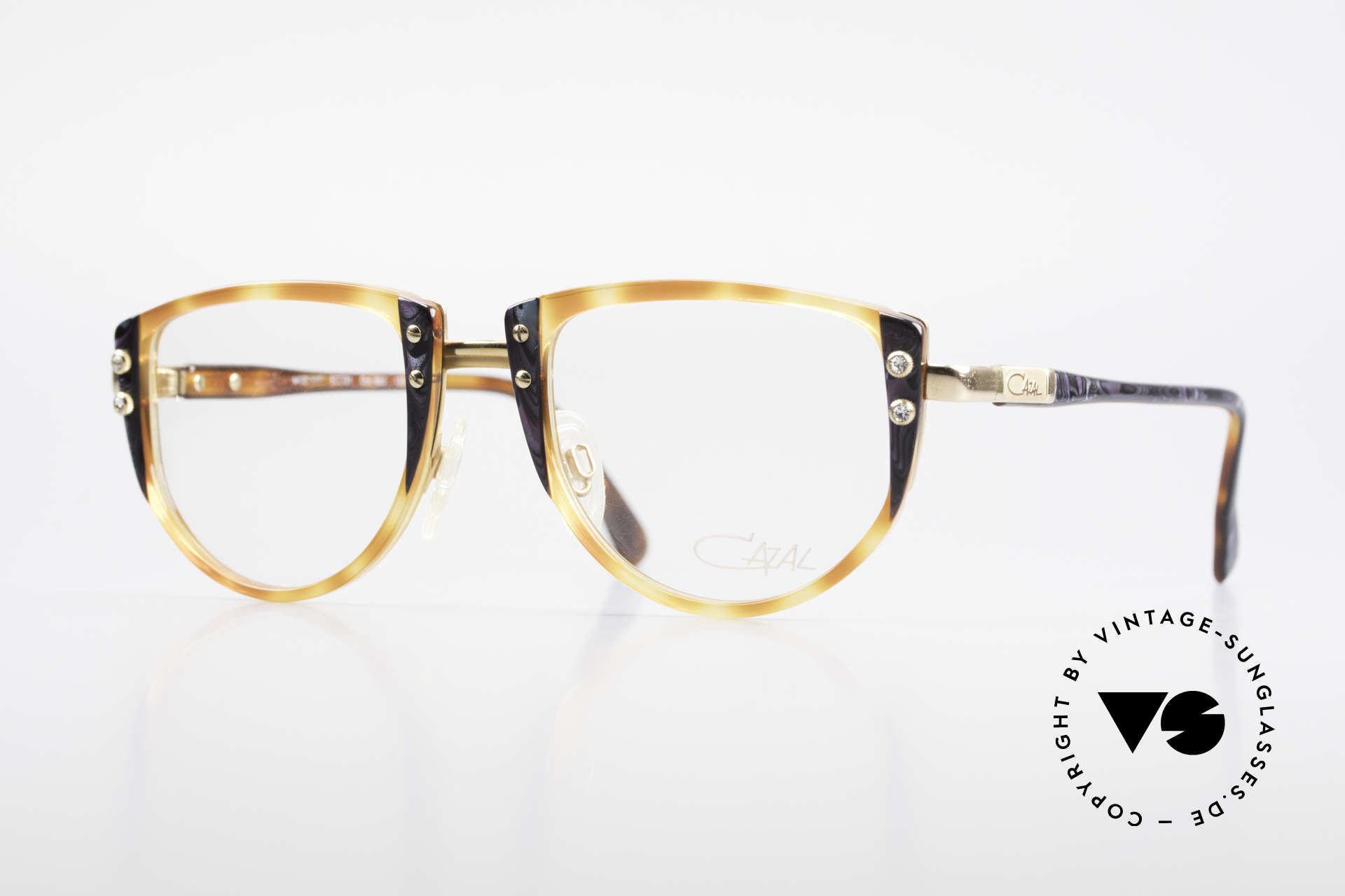 Cazal 332 Original 90's Cazal Glasses, charming Cazal vintage designer eyeglass-frame, Made for Women