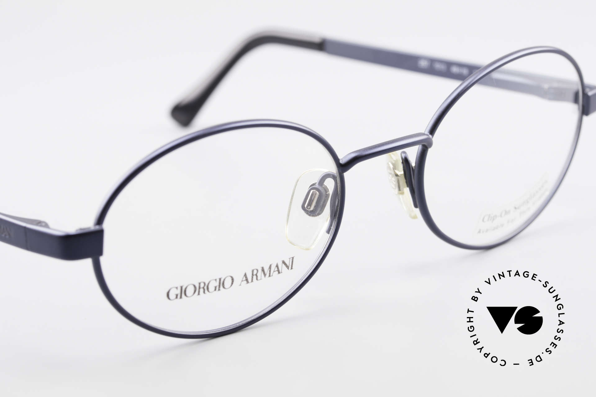 Giorgio Armani 257 90's Oval Vintage Eyeglasses, NO RETRO EYEWEAR, but a 25 years old Original, Made for Men and Women
