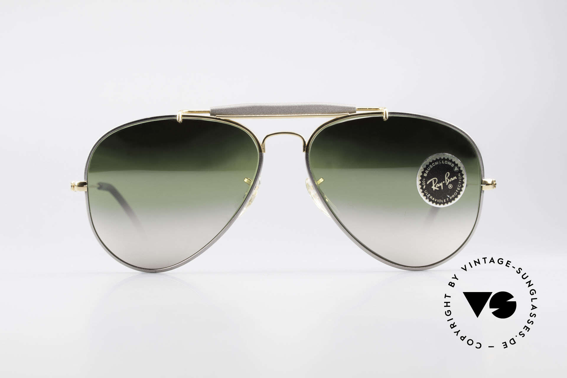 Sunglasses Ray Ban Outdoorsman Precious Greenish Mirrored