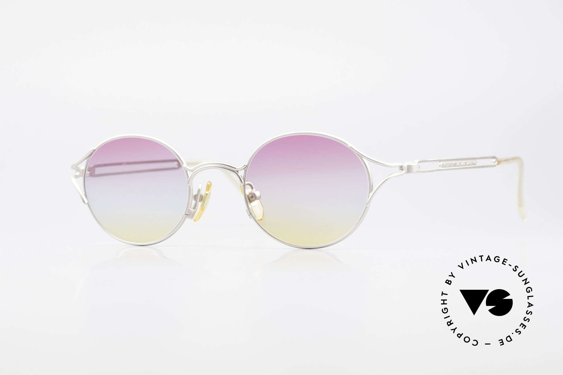 Yohji Yamamoto 51-4103 Panto Designer Sunglasses, extraordinary vintage Yohji Yamamoto shades of the 90s, Made for Men and Women