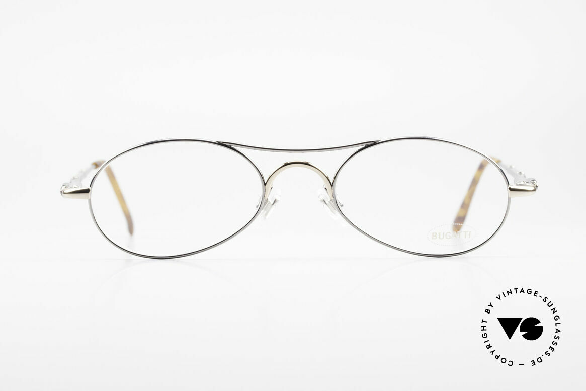 Bugatti 10692 Rare Luxury Men's Eyeglasses, ergonomic frame design (1st class wearing comfort), Made for Men