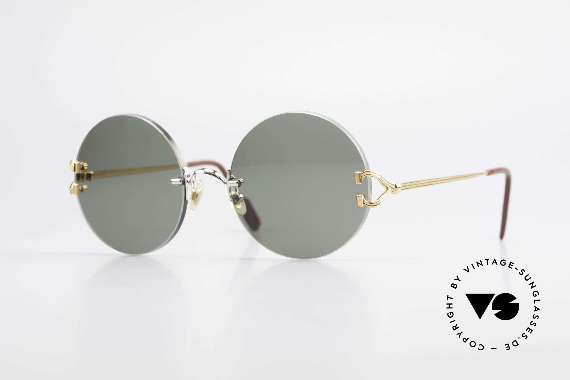 luxury round sunglasses