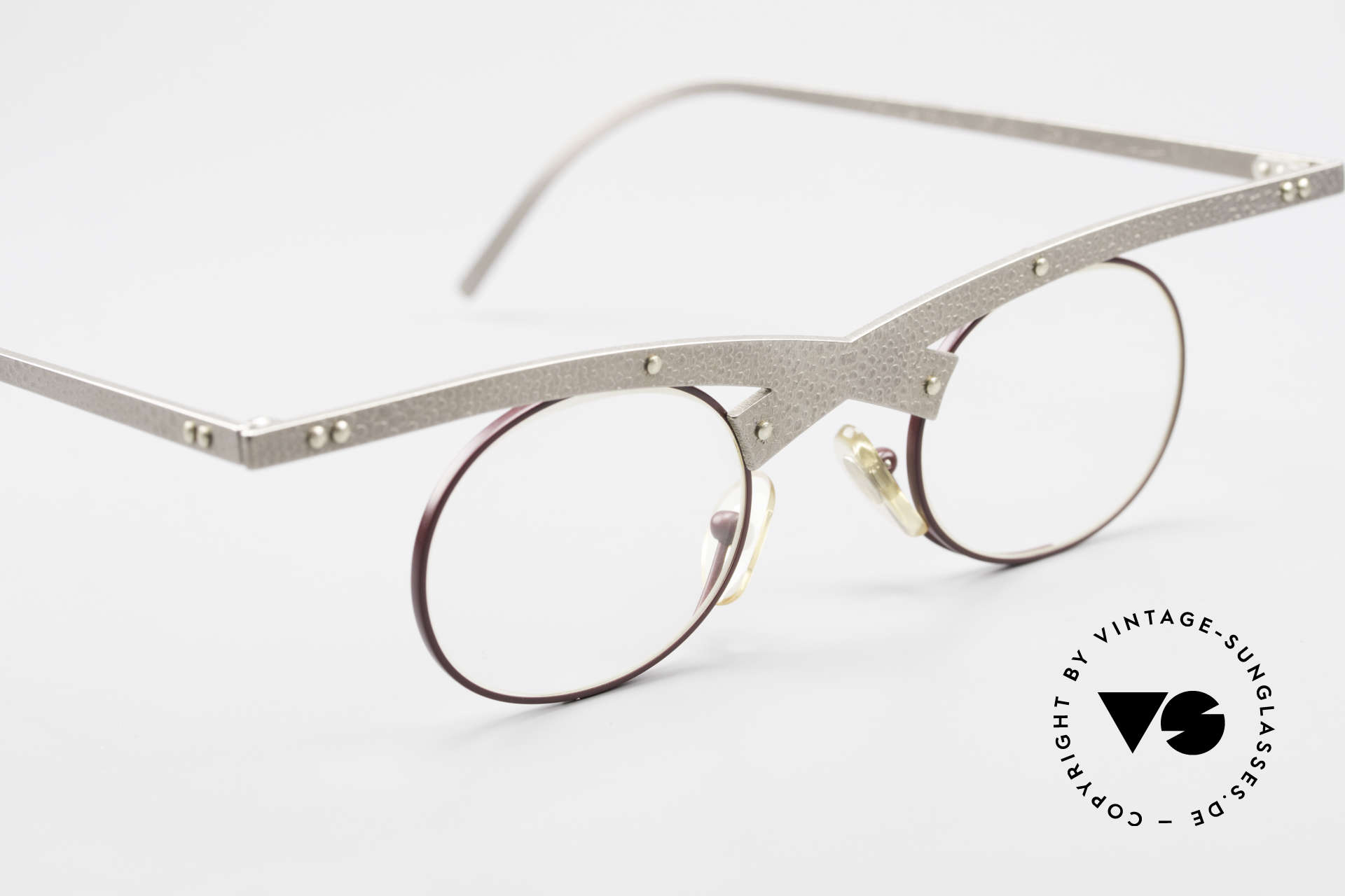 Glasses Theo Belgium Hie 3R Crazy Vintage Eyeglasses 90's