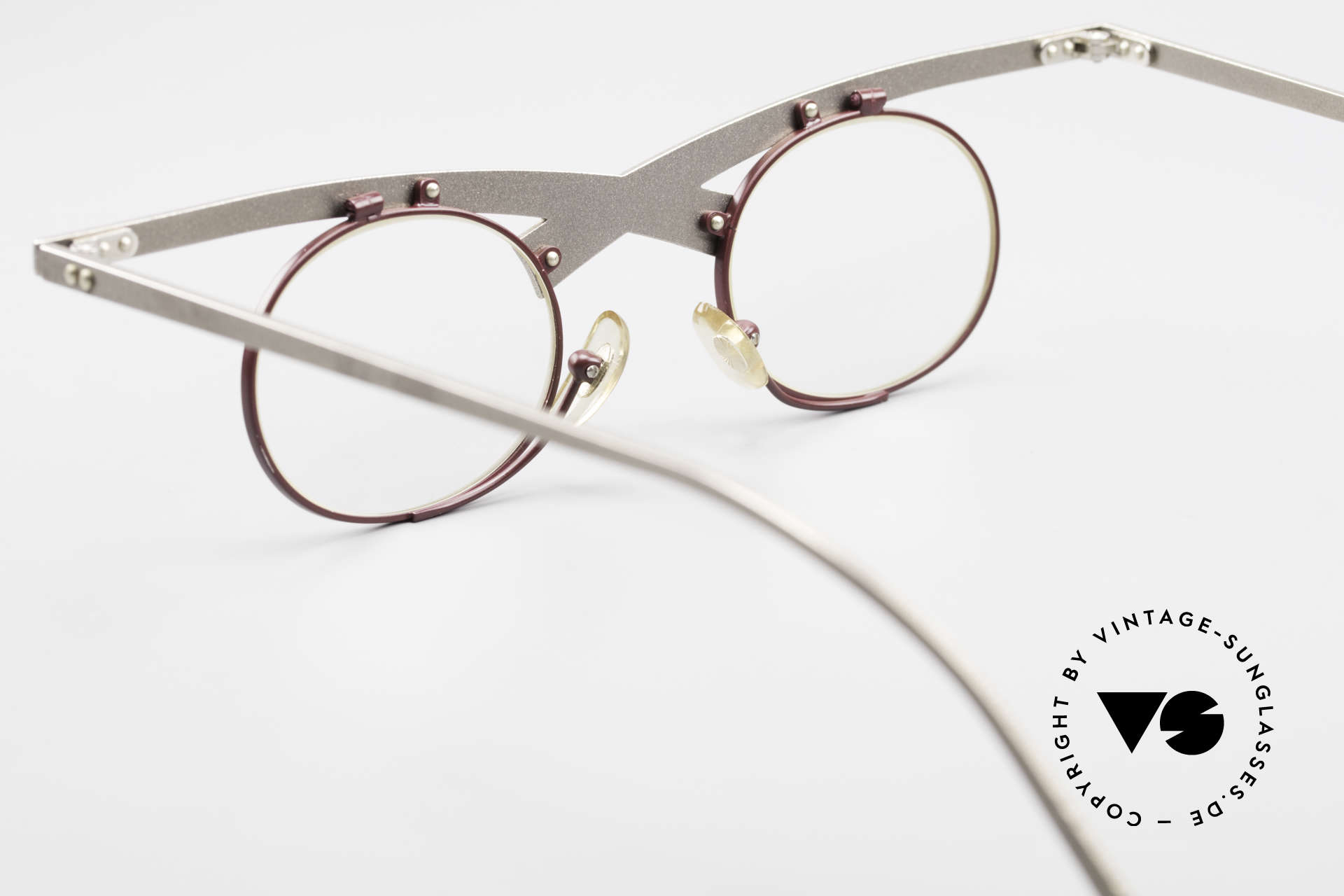 Glasses Theo Belgium Hie 3R Crazy Vintage Eyeglasses 90's