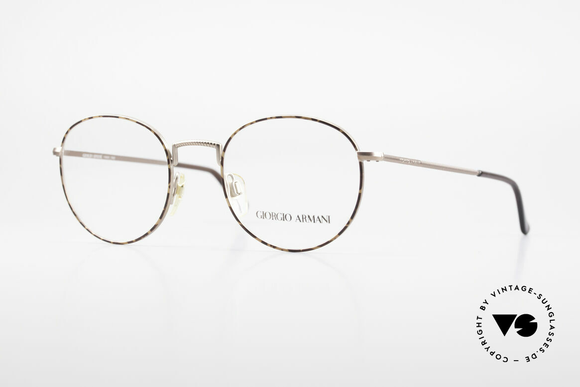 Giorgio Armani 231 80's Panto Frame No Retro, panto GIORGIO ARMANI vintage designer eyeglasses, Made for Men