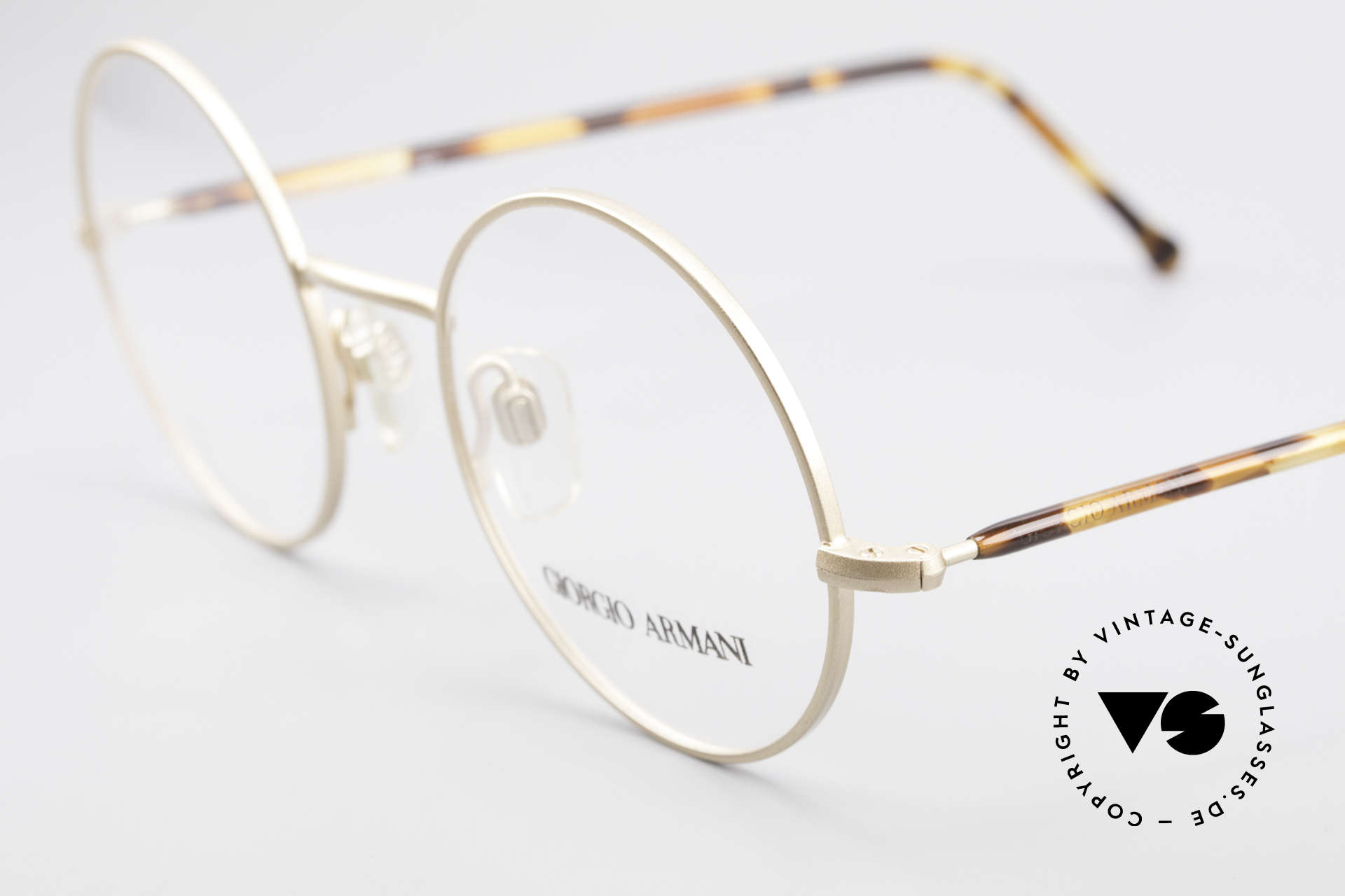 armani round eyeglasses