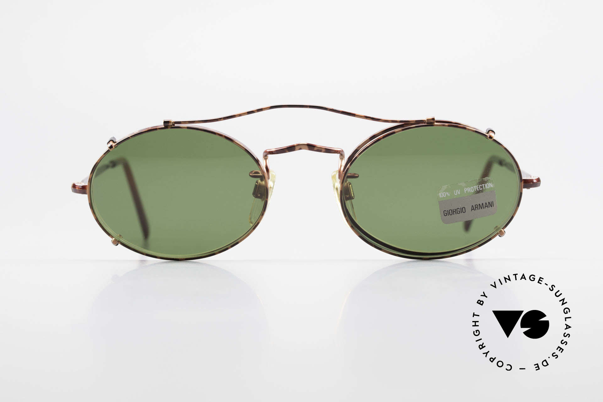 giorgio armani vintage round sunglasses