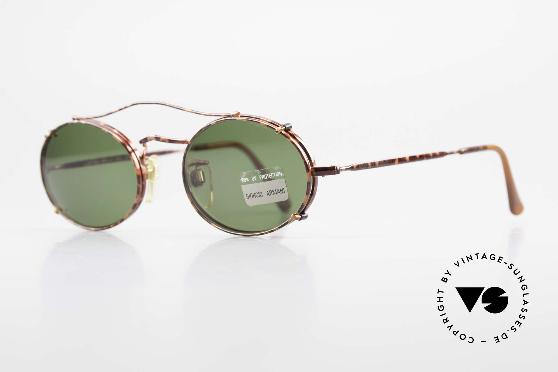 emporio armani clip on sunglasses
