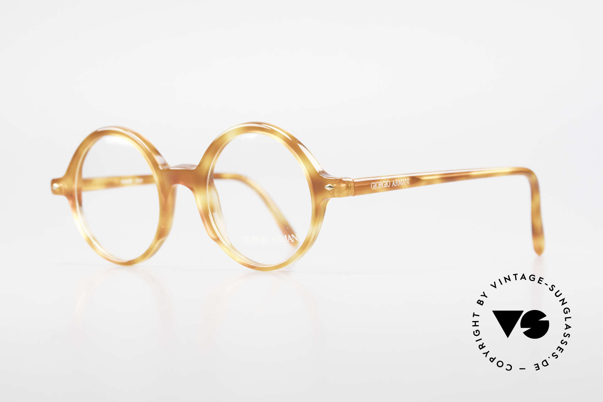 armani round glasses