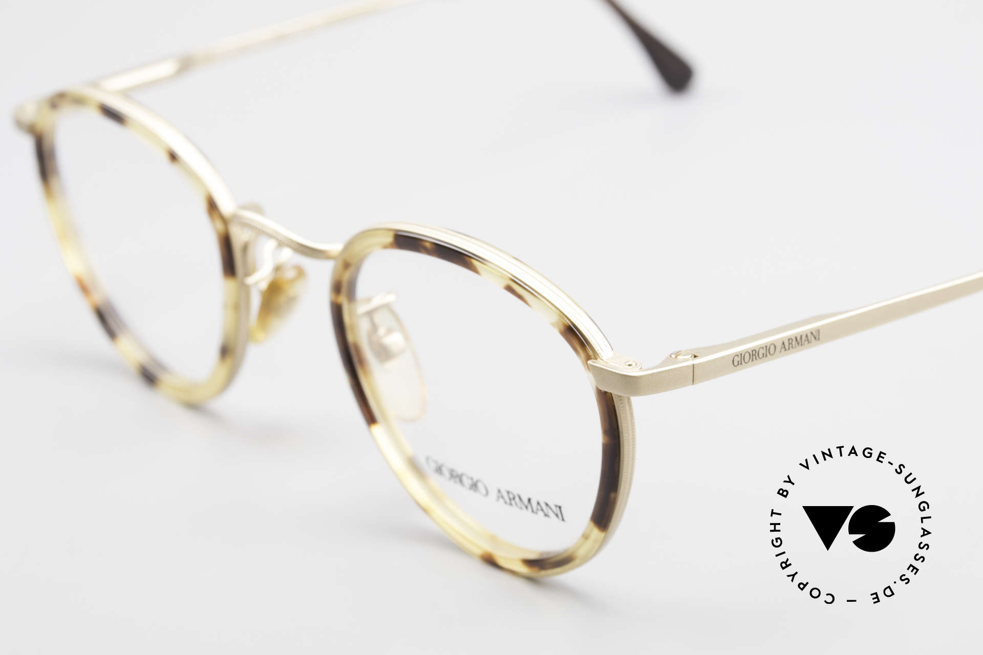 Giorgio Armani 159 Panto Glasses Windsor Rings, true 'gentlemen glasses' in tangible premium-quality, Made for Men