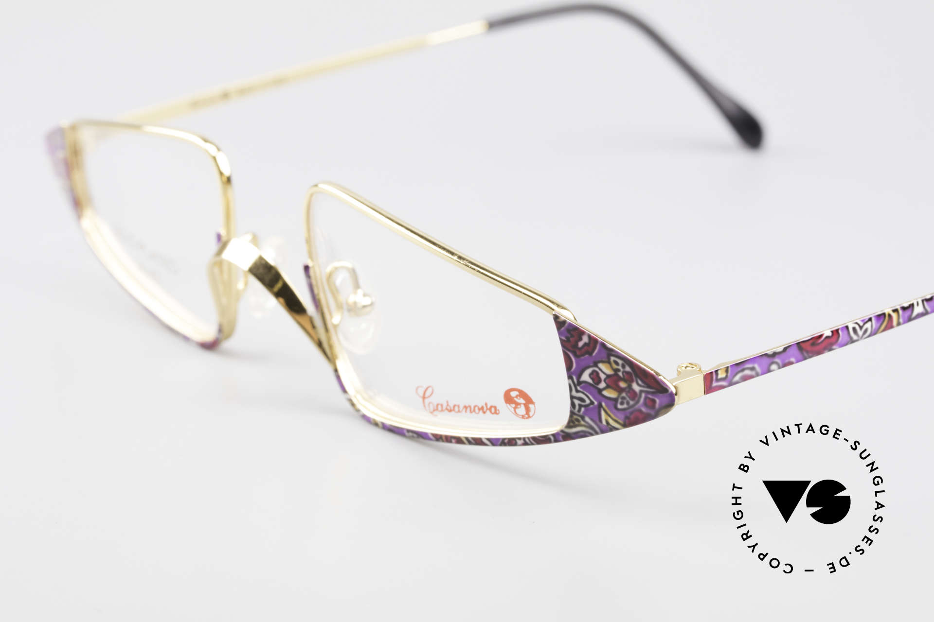 Casanova FC15 24kt Gold Plated Reading Specs, designed as extraordinary reading glasses, truly unique, Made for Women