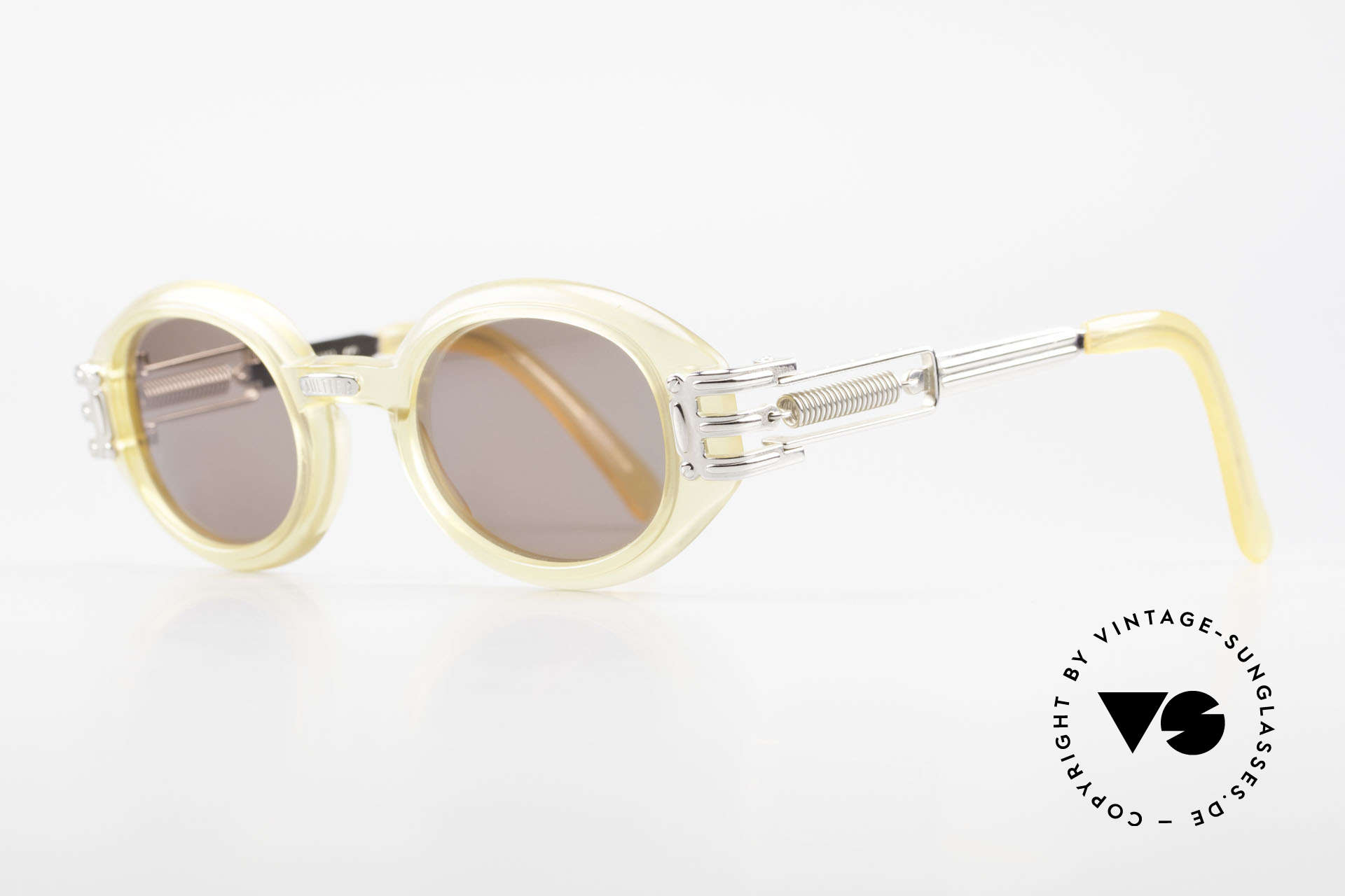 Sunglasses Jean Paul Gaultier 565203 90's Steampunk Shades Oval