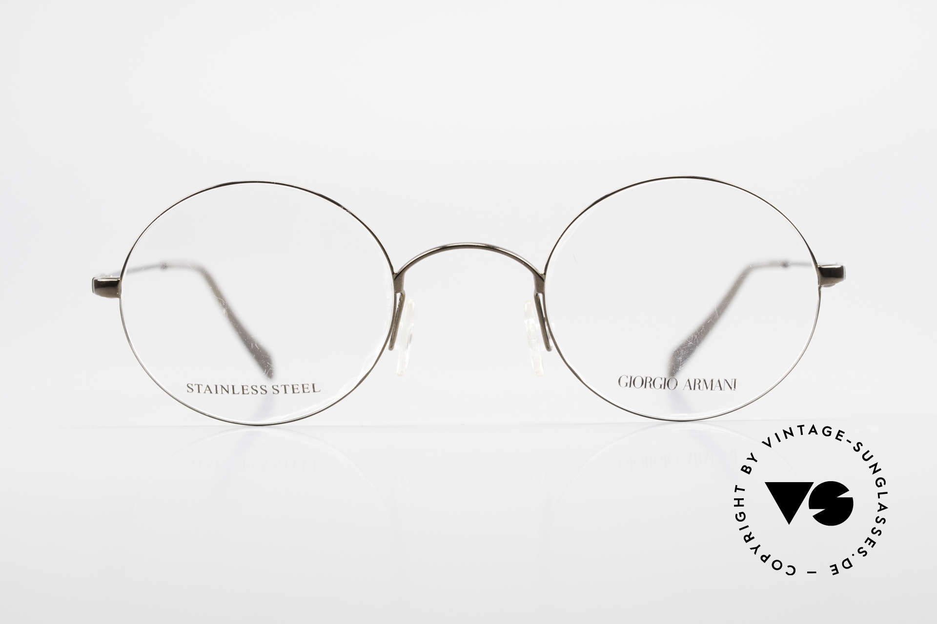 armani round glasses